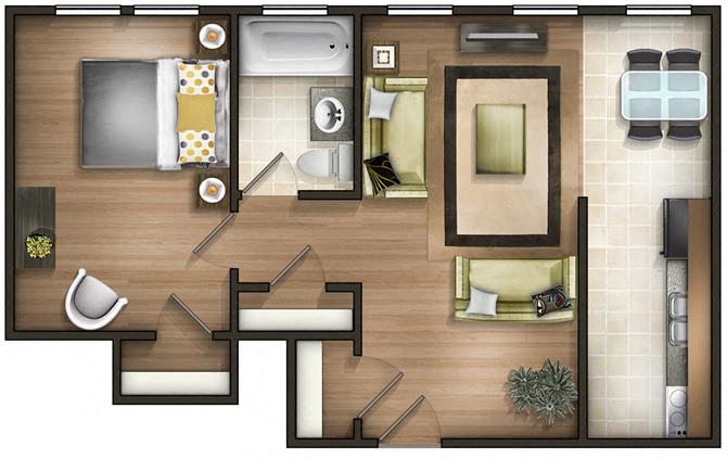 ONE BEDROOM
