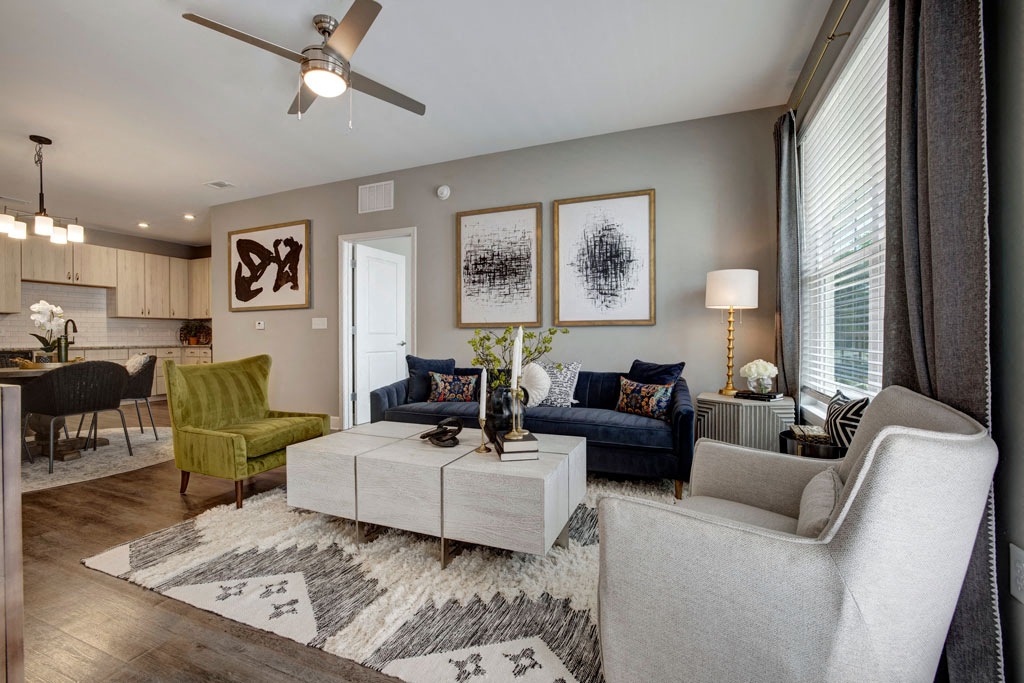 Two bedroom model image at Apartments @ Eleven240, Charlotte