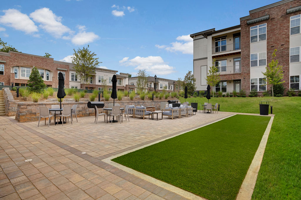 Outdoor Seating, Fire Pit, and Grill