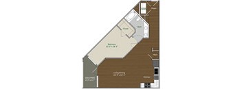 Our A4 floor plan at Apartments @ Eleven240, North Carolina, 28216