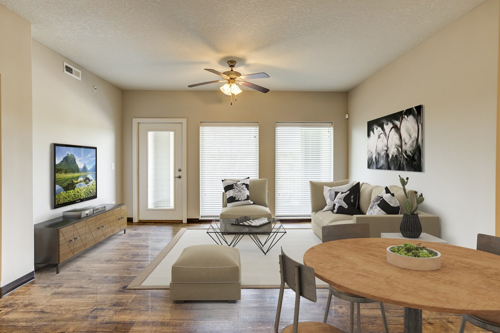 Large living room layout