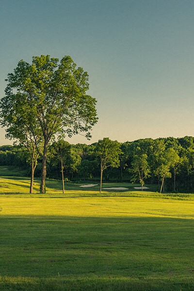 green space and gold course view