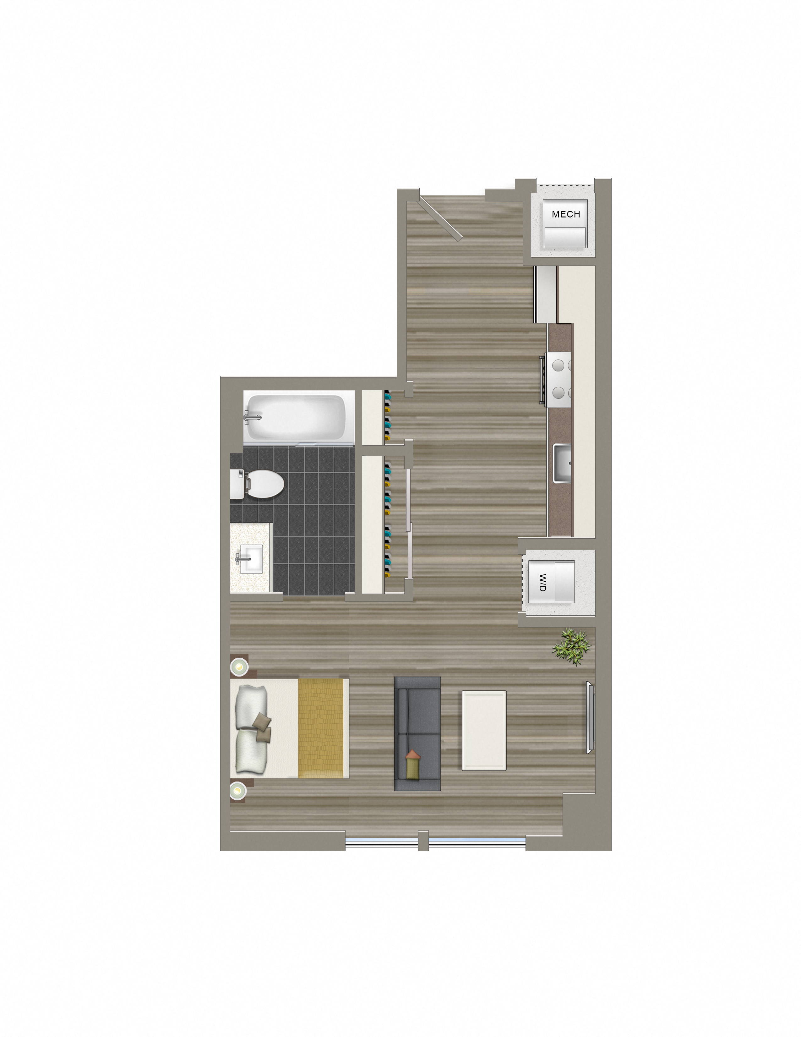 422-Square-Foot-Studio-Apartment-Floorplan-Available-For-Rent-The-Garrett