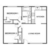 2 bedroom 1 bath