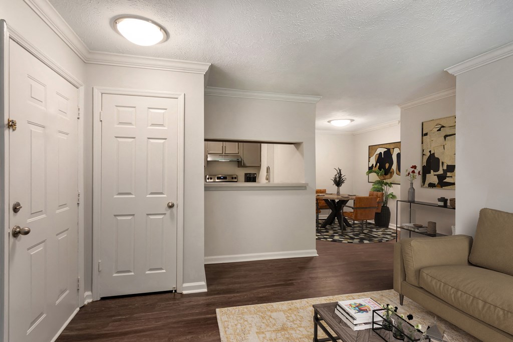 Annaline Model Living Room + Dining Room