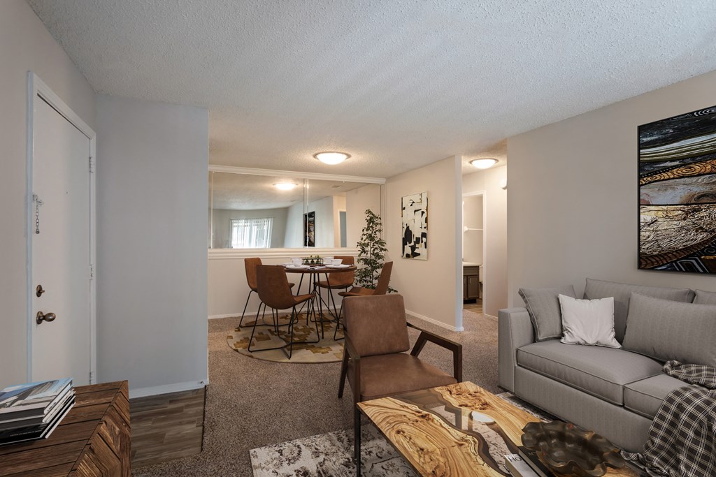 Annaline Model Living Room + Dining Room