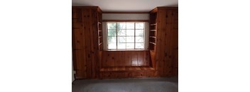 2 bedrm older, 2 bath house with garage