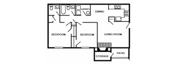 Two Bed/1.5 bath