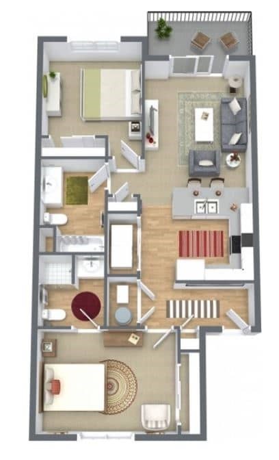 516 E Clearwater Pl 1-3 Beds Apartment for Rent - Photo Gallery 14