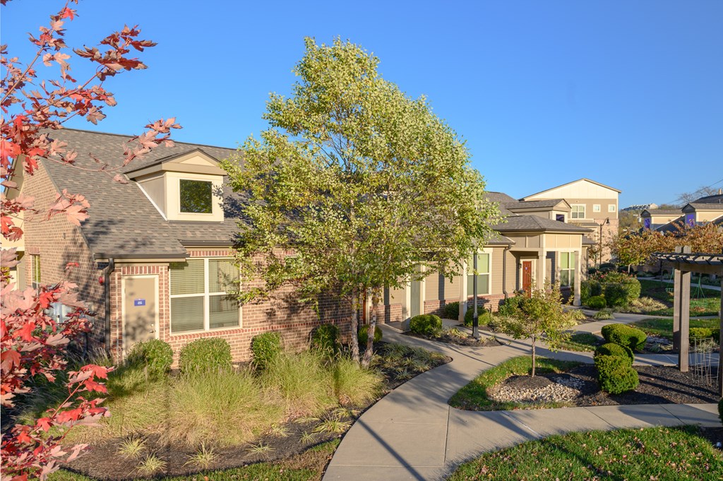 exterior view of the villas apartments tx