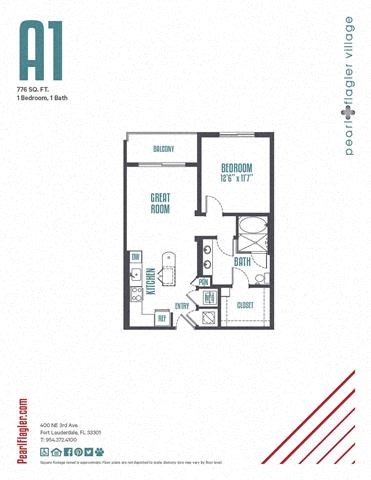 400 NE 3rd Ave Studio-3 Beds Apartment for Rent - Photo Gallery 54