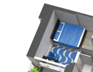 One Bedroom Floor Plan