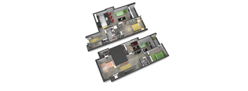 Three Bedroom Floor Plan
