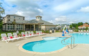 Hot Tub And Swimming Pool at Grand Estates in the Forest, Conroe, TX, 77384