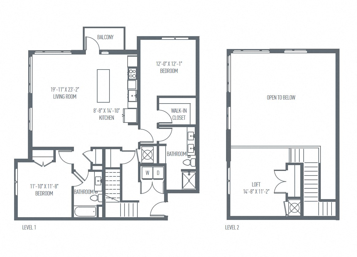 P1 Floor Plan, 1621 Sq. Ft. at Union Berkley, Missouri, 64120