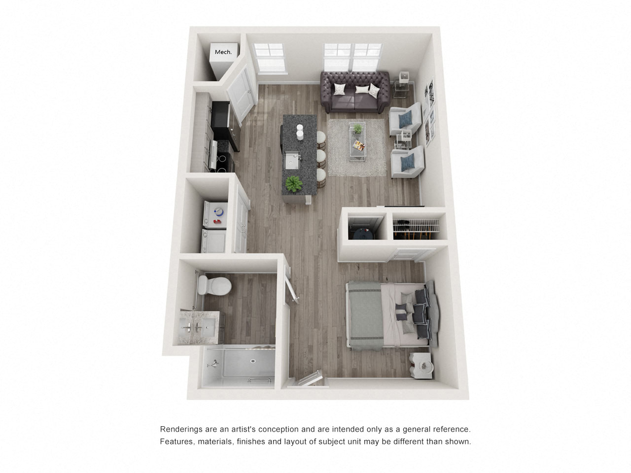 Studio Apartment Lititz Apartments | Apartments at Lititz Springs | Apartments in Lititz Springs