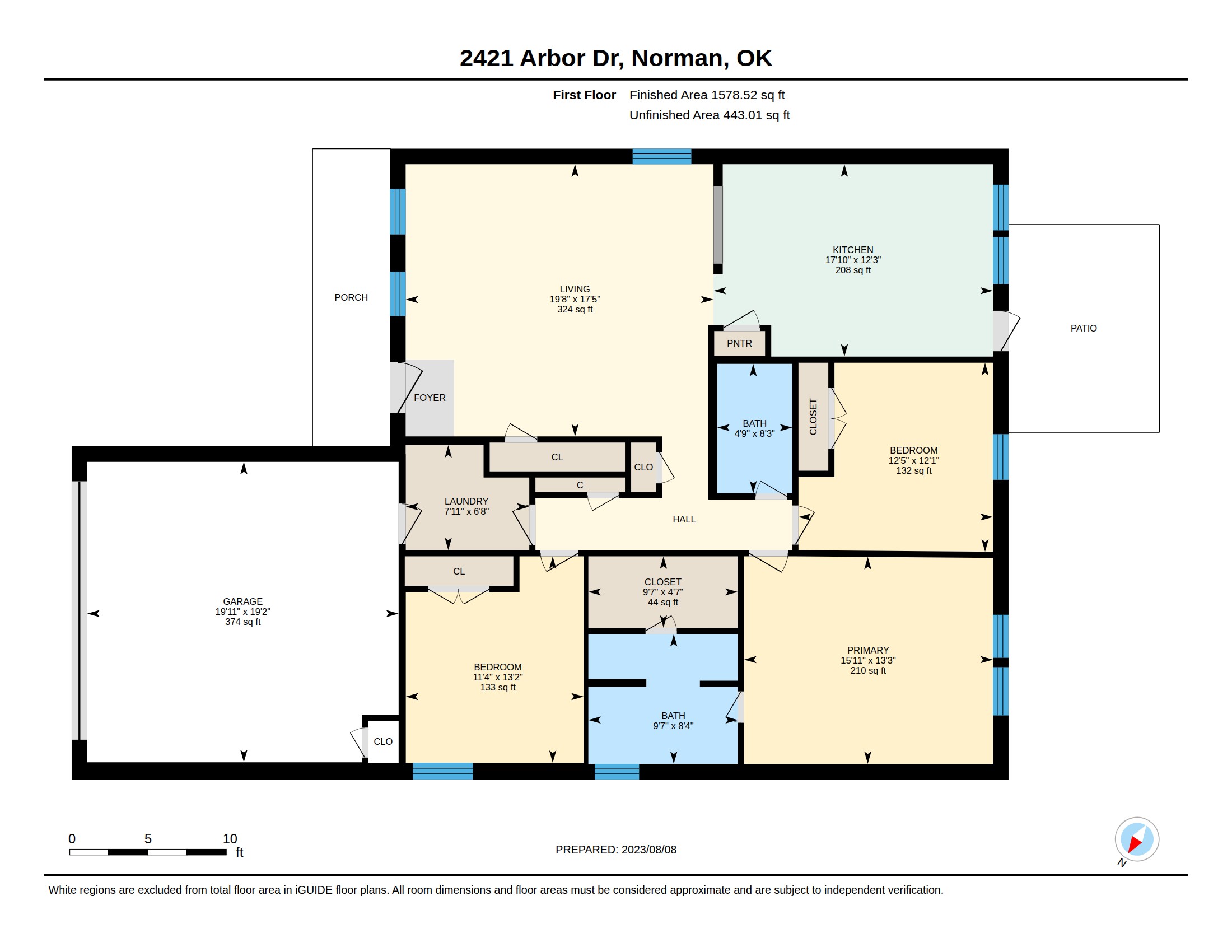 2421 Arbor Dr 3 Beds House for Rent - Photo gallery 2