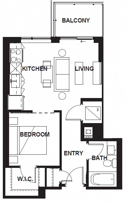 E-X06 FloorPlan at VERSUS, Alberta