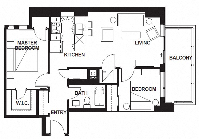 E-X09 FloorPlan at VERSUS, Calgary, Alberta