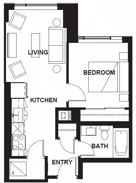 W-X09 FloorPlan at VERSUS, Calgary, AB