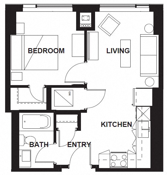 W-X08 FloorPlan at VERSUS, Calgary, T2R 1A8