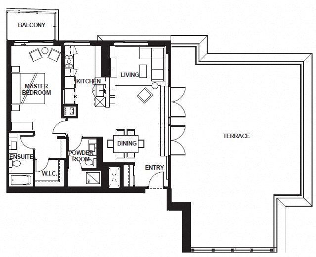 W-3406 FloorPlan at VERSUS, Calgary, Alberta
