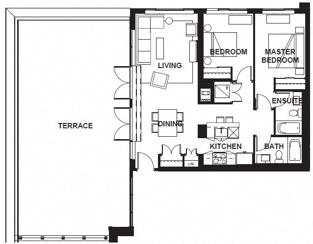 W-3405 FloorPlan at VERSUS, Calgary, AB