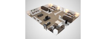 2 Bedrooms, 1 Bathroom