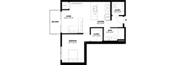 One Bedroom 1-A