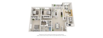 3 Bedrooms, 2 Bathrooms