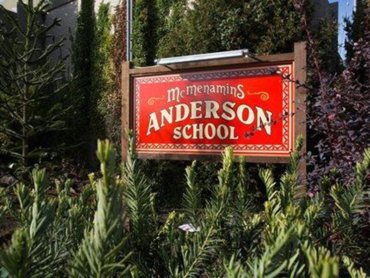 Anderson School Sign