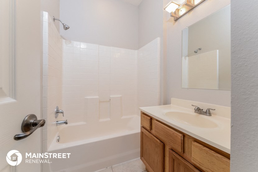 the bathroom is clean and ready to use