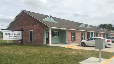 the maple place town homes building is shown in this file photo