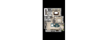 2 Bedrooms Plan B