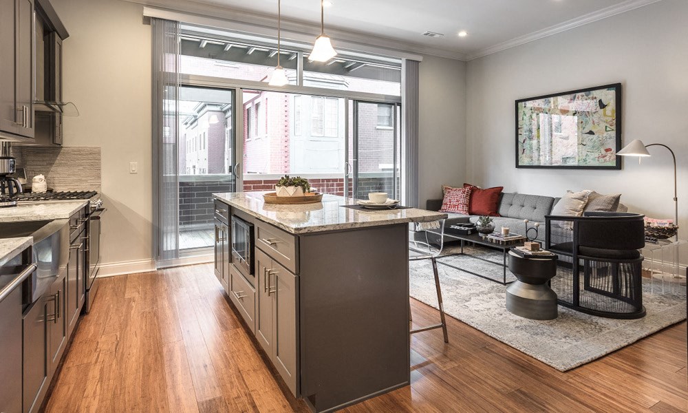 Bright open living area | Monroe Aberdeen  Place