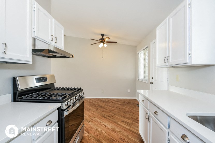 the kitchen is clean and ready for us to use