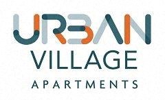 a company logo with the words ubmvillage apartments