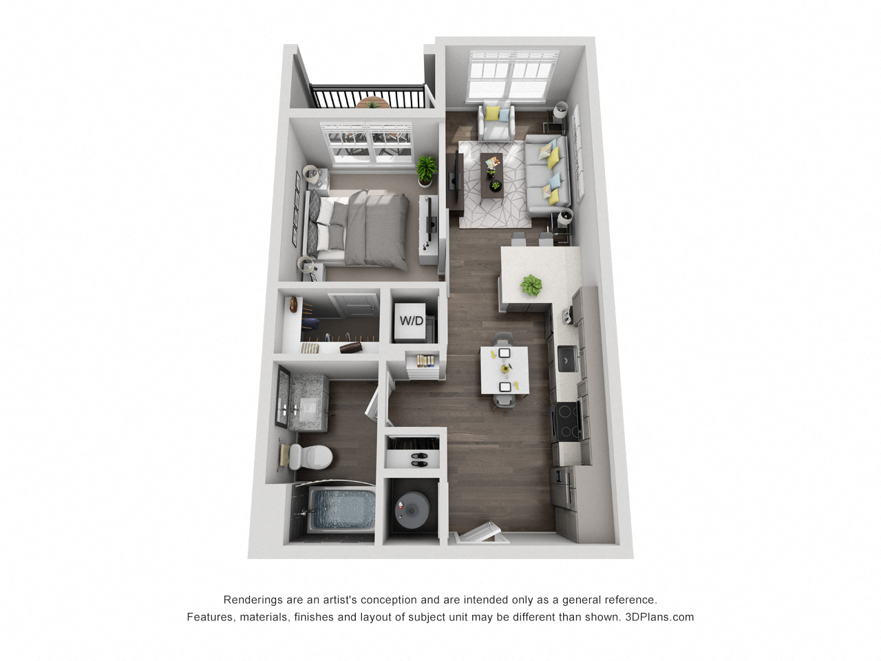 A1 Studio floor plan