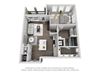 B6 1 Bed 1 Bath Floor Plan B6 1 Bed 1 Bath Floor Plan at Central Island Square, South Carolina