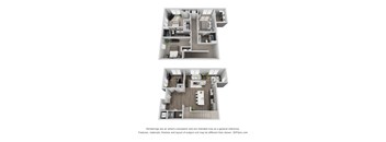 3 Bed 2 Bath Floor Plan at Central Island Square, Daniel Island, SC