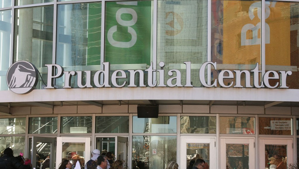 Exterior of Prudential Center