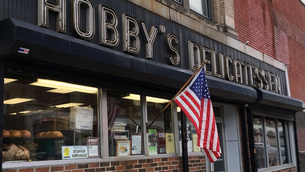 Exterior of local delicatessen