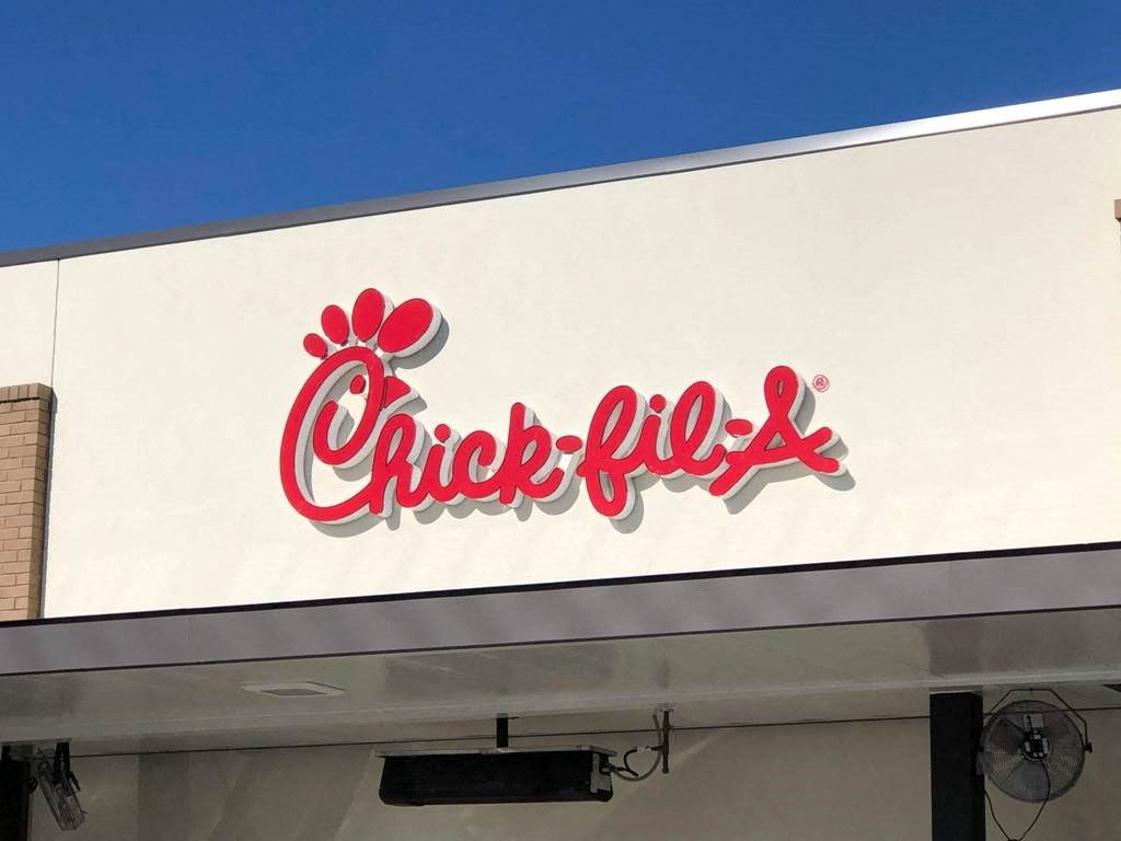 a sign on the side of a building