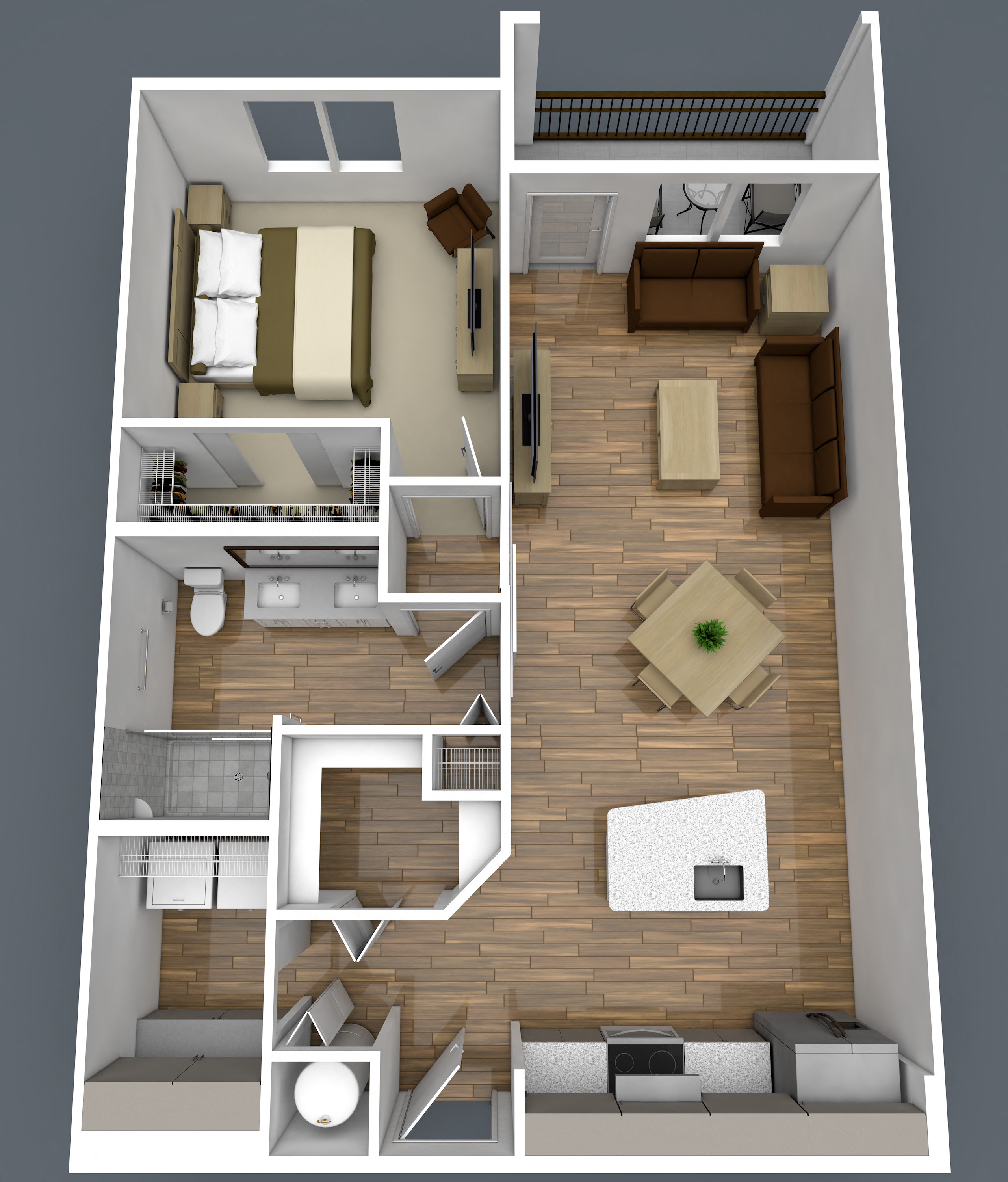 1 Bedroom Apartment at Centre Pointe Apartments