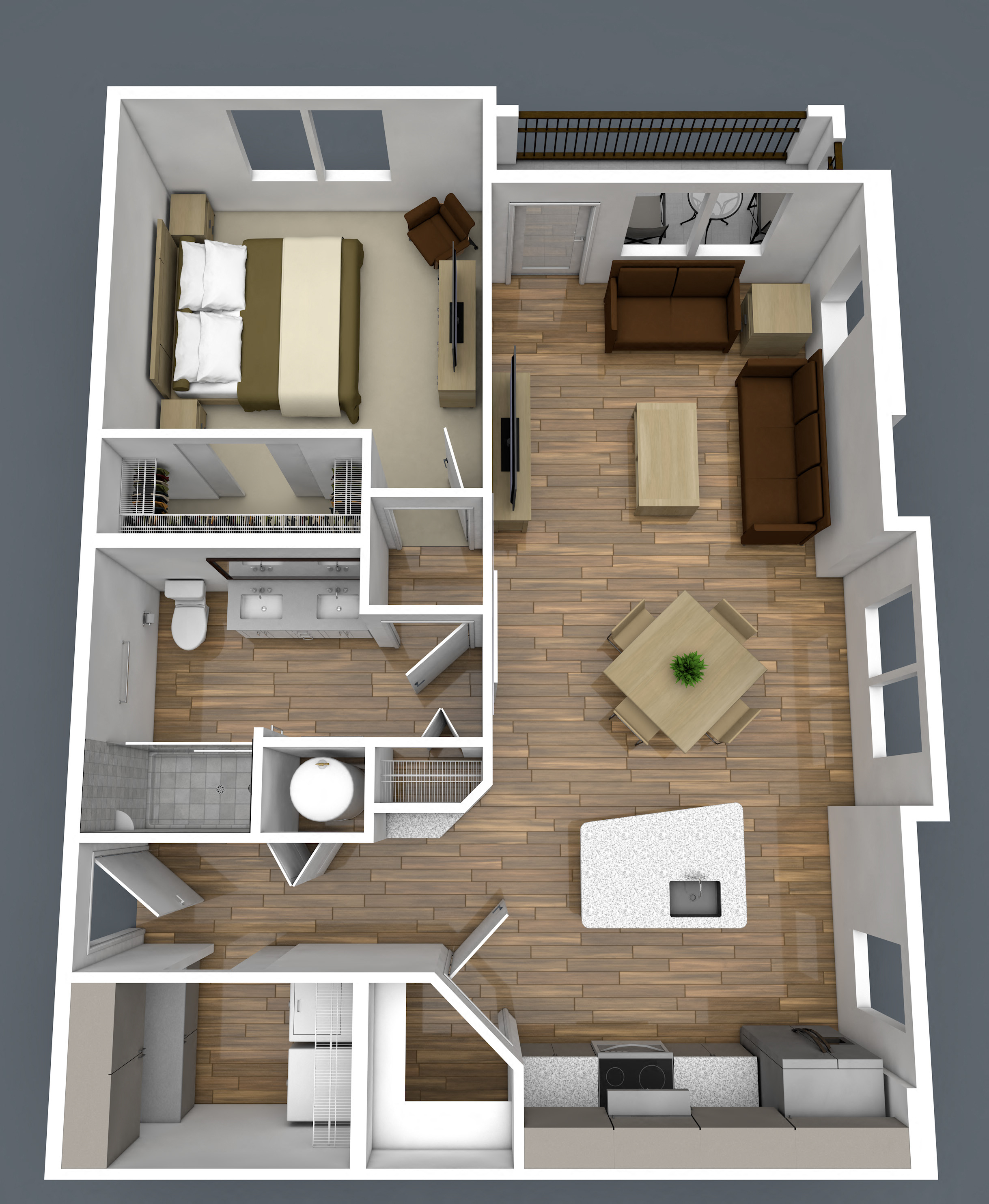 1 Bedroom Apartment at Centre Pointe Apartments