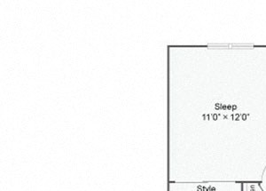 2 Bed 1 Bath