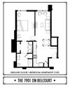 1 Bed - 1 Bath - NB - 880