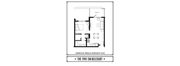 1 Bed - 1 Bath - TR - 653