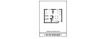 1 Bed - 1 Bath - NB - 535