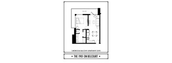 1 Bed - 1 Bath - CL - 645